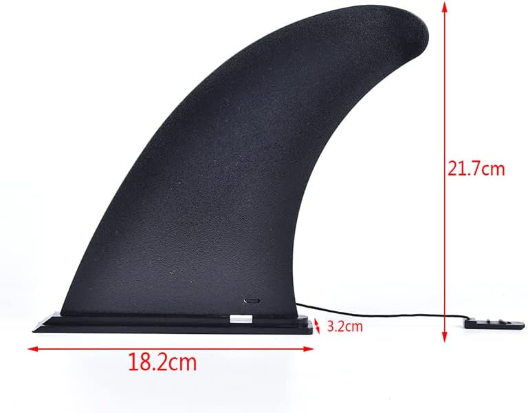 bohally Big SUP Single Fin and Small Side fin Detachable Fin for Longboard, Surfboard and Paddleboard Replacement Quick Fin. - Image 2